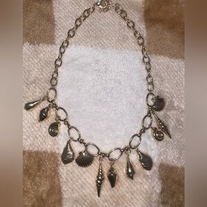 Gold Shell Charm Necklace
